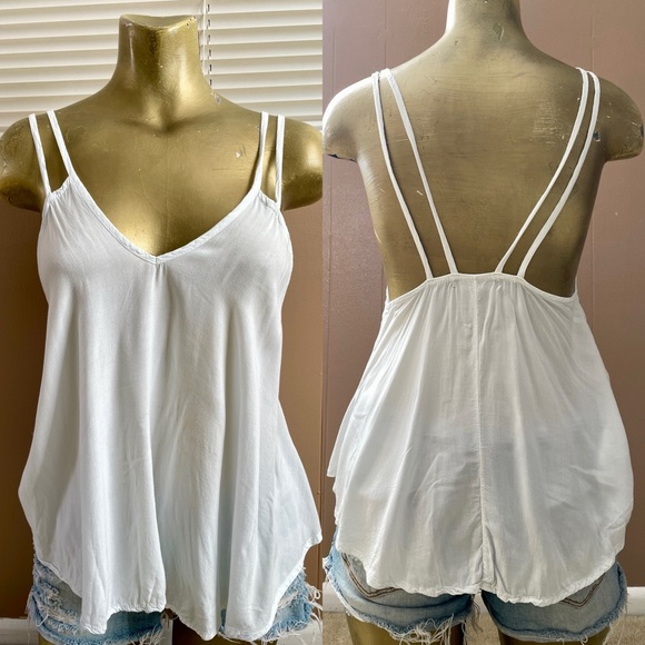 BRANDY MELVILLE Strappy Babydoll Tank TOP One-Size - Picture 1 of 12